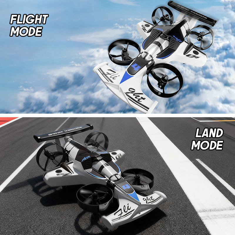 Drone Aerial Photography - 2in1 Mini Drone Air-Ground Flying Car