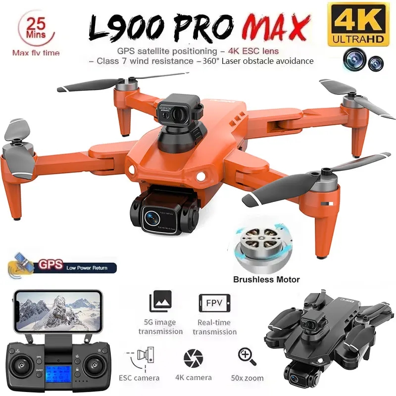 L900 Pro MAX GPS Drone 4K Prof - Drone Photogrammetry recension och pris