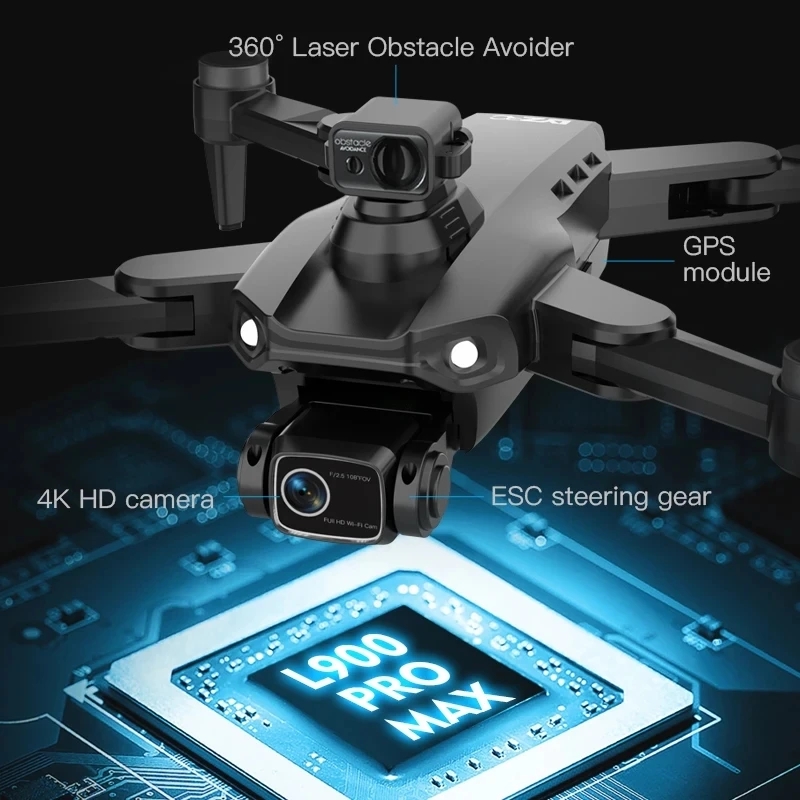 L900 Pro MAX GPS Drone 4K Prof - Drone Photogrammetry recension och pris