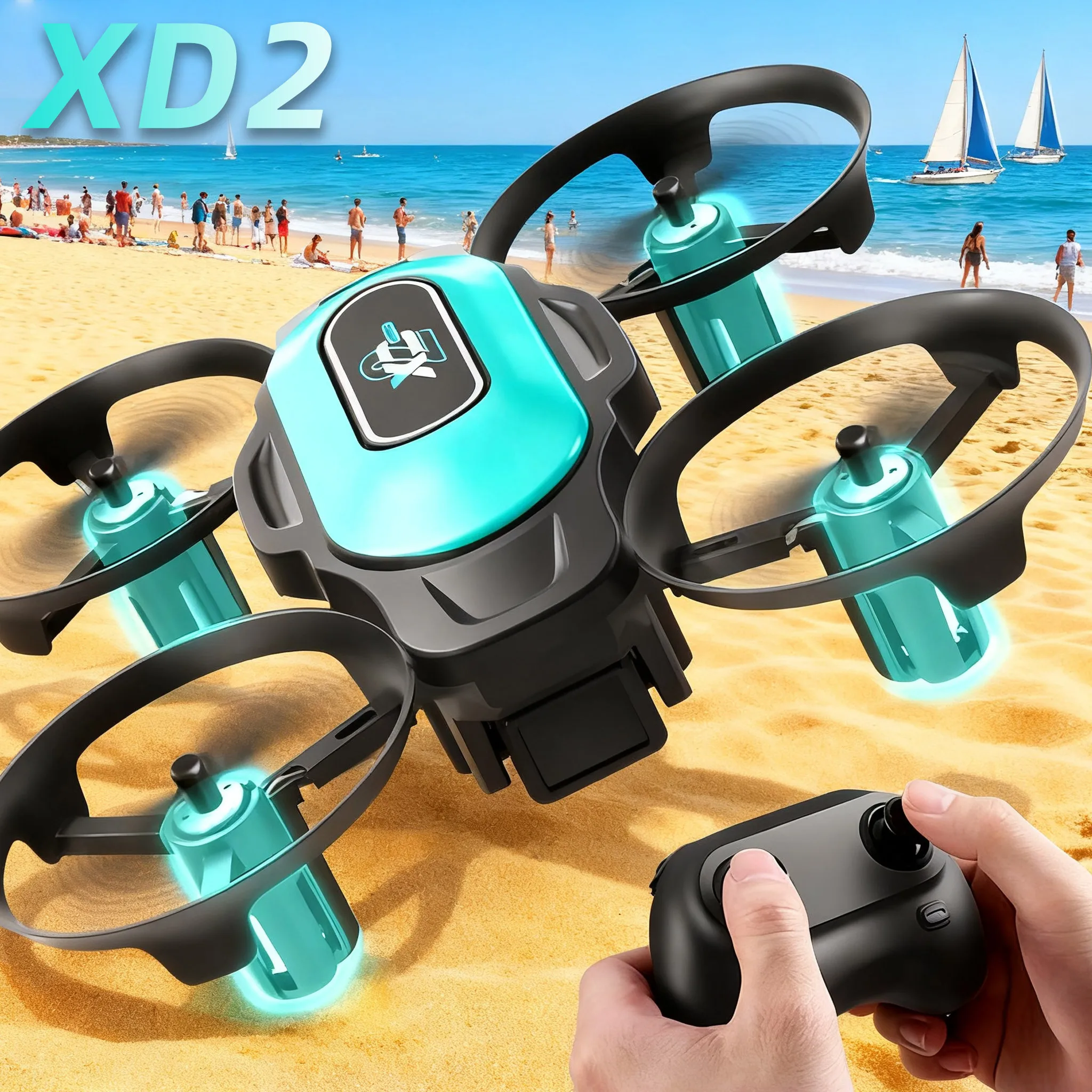 XD2 Mini Drone, 360° Stunt Fli - Drone Video Production recension och pris