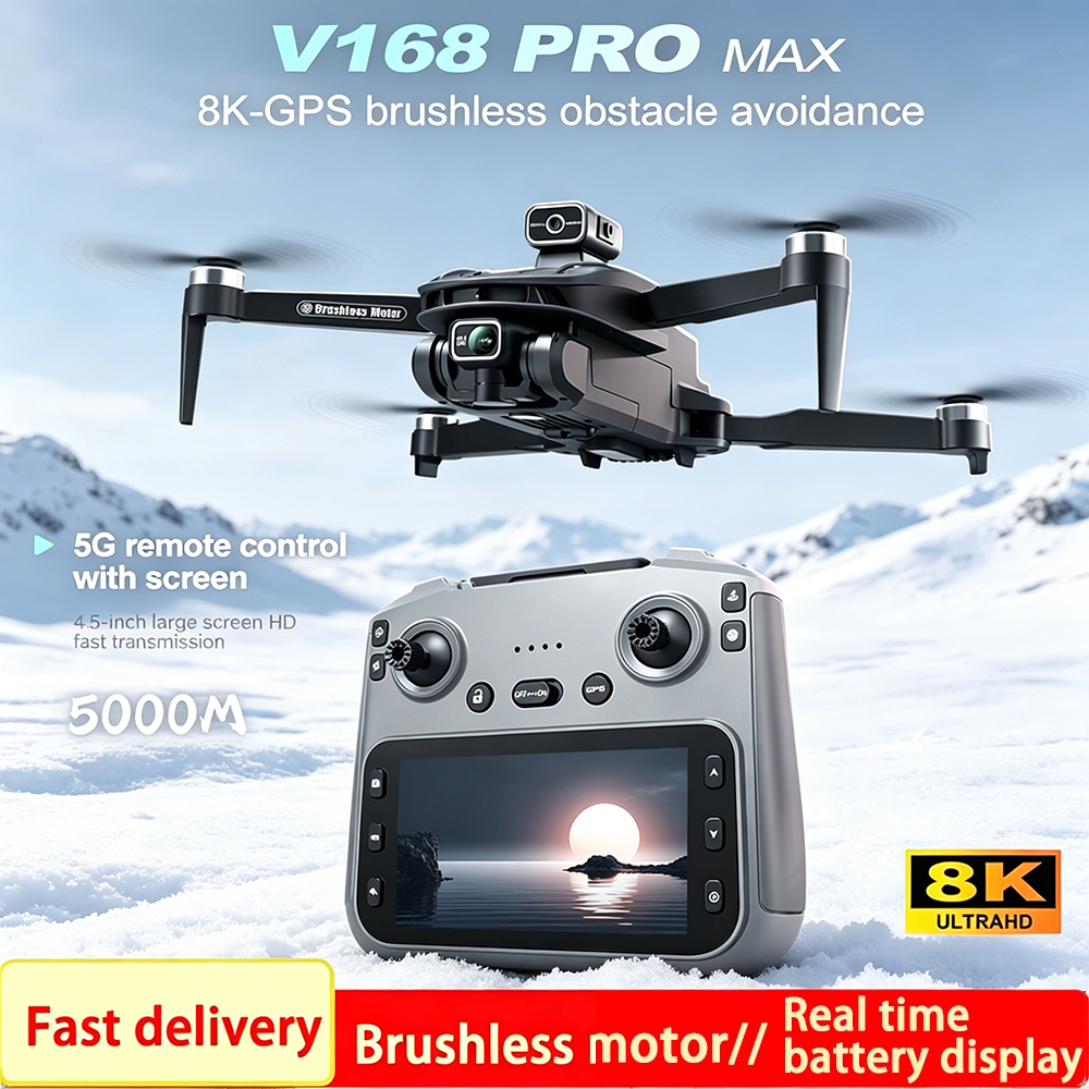 V168 Max Drone 4K Professional - Drone Multispectral recension och pris