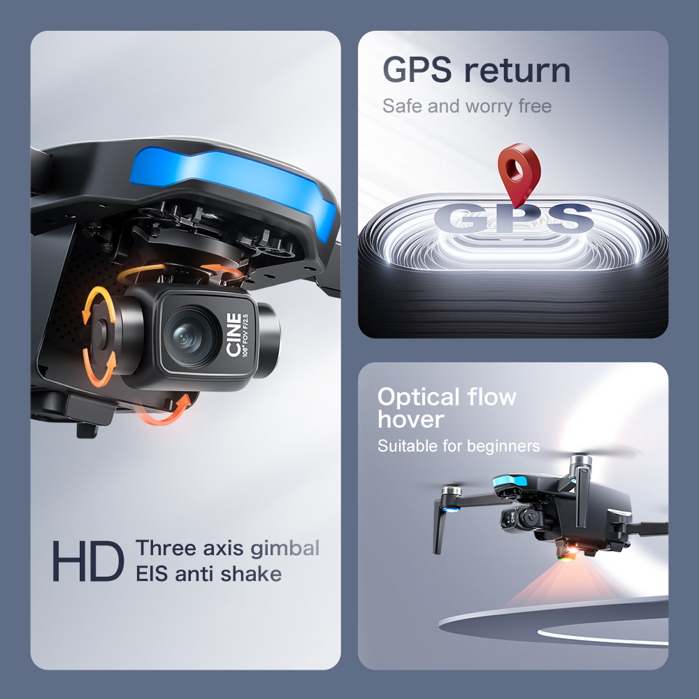 Lenovo S-X1 GPS Drone 8K HD pr - Drone Multispectral recension och pris