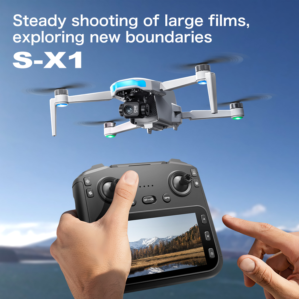 Lenovo S-X1 GPS Drone 8K HD pr - Drone Multispectral recension och pris