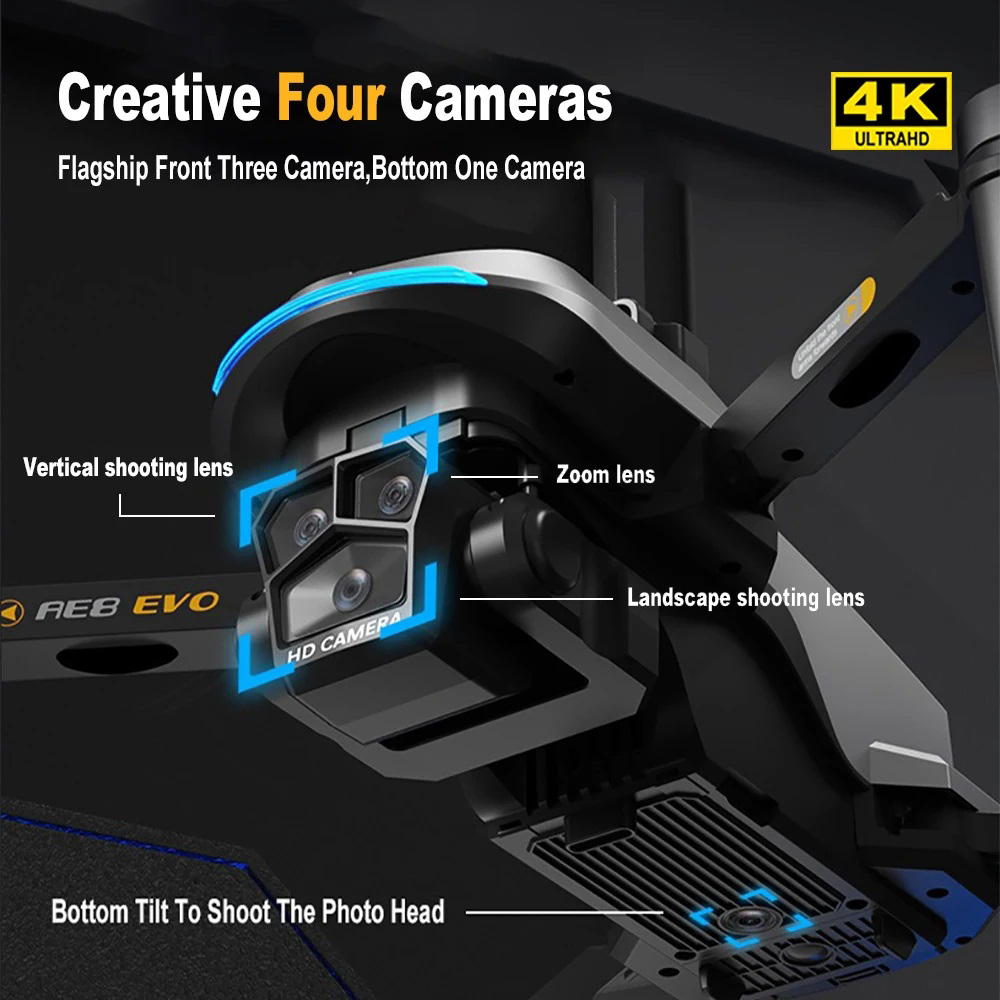 AE8 EVO Drone 4K Professional  - Drone Photogrammetry recension och pris