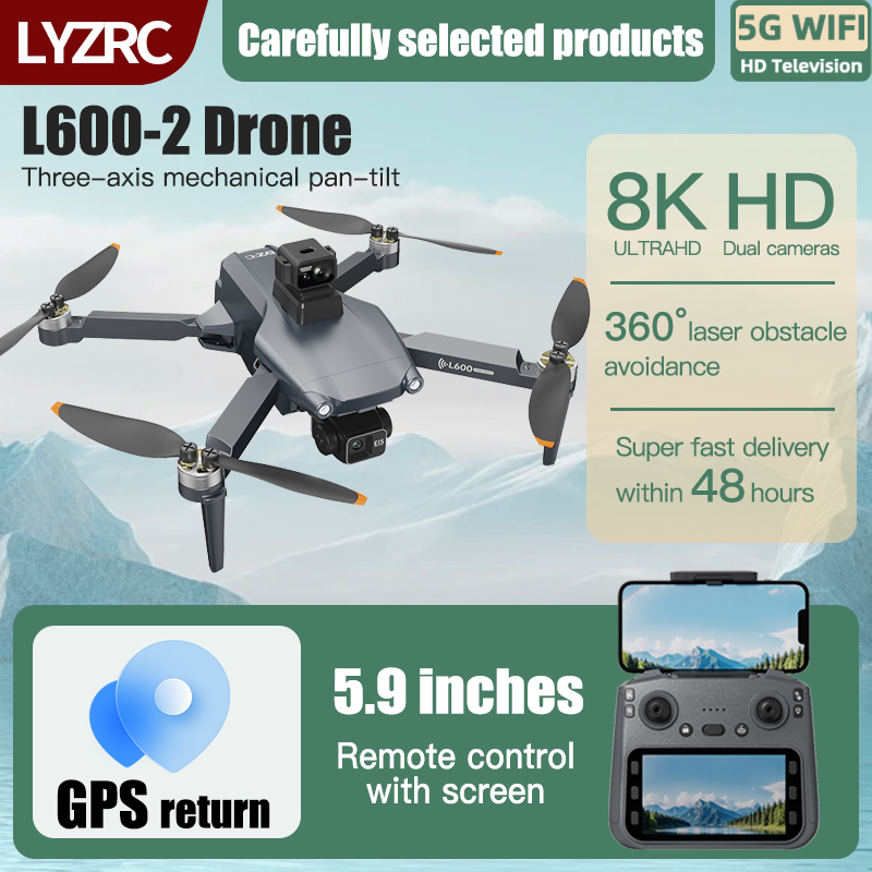 LYZRC L600-2 MAX GPS Drone 3-A - Drone Photogrammetry recension och pris