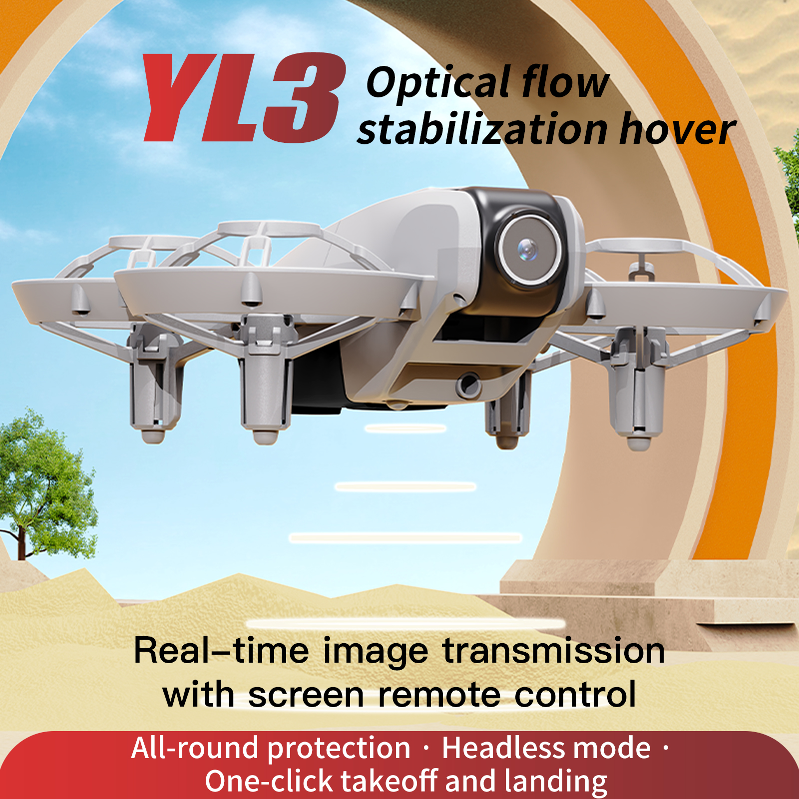 Optical Flow YT YL3 Mini Drone - Drone Video Production recension och pris