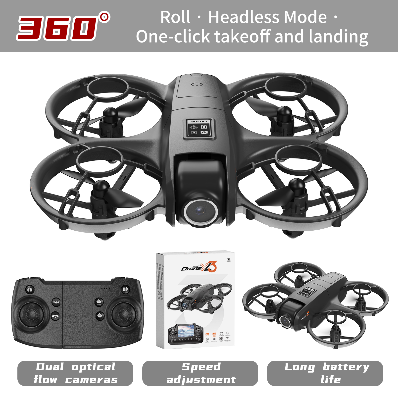 Optical Flow YT YL3 Mini Drone - Drone Video Production recension och pris