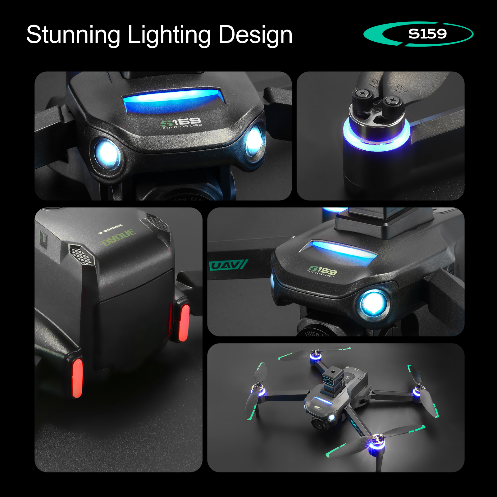 S159 GPS Drone 4K Profesional  - Drone Aerial Photography recension och pris