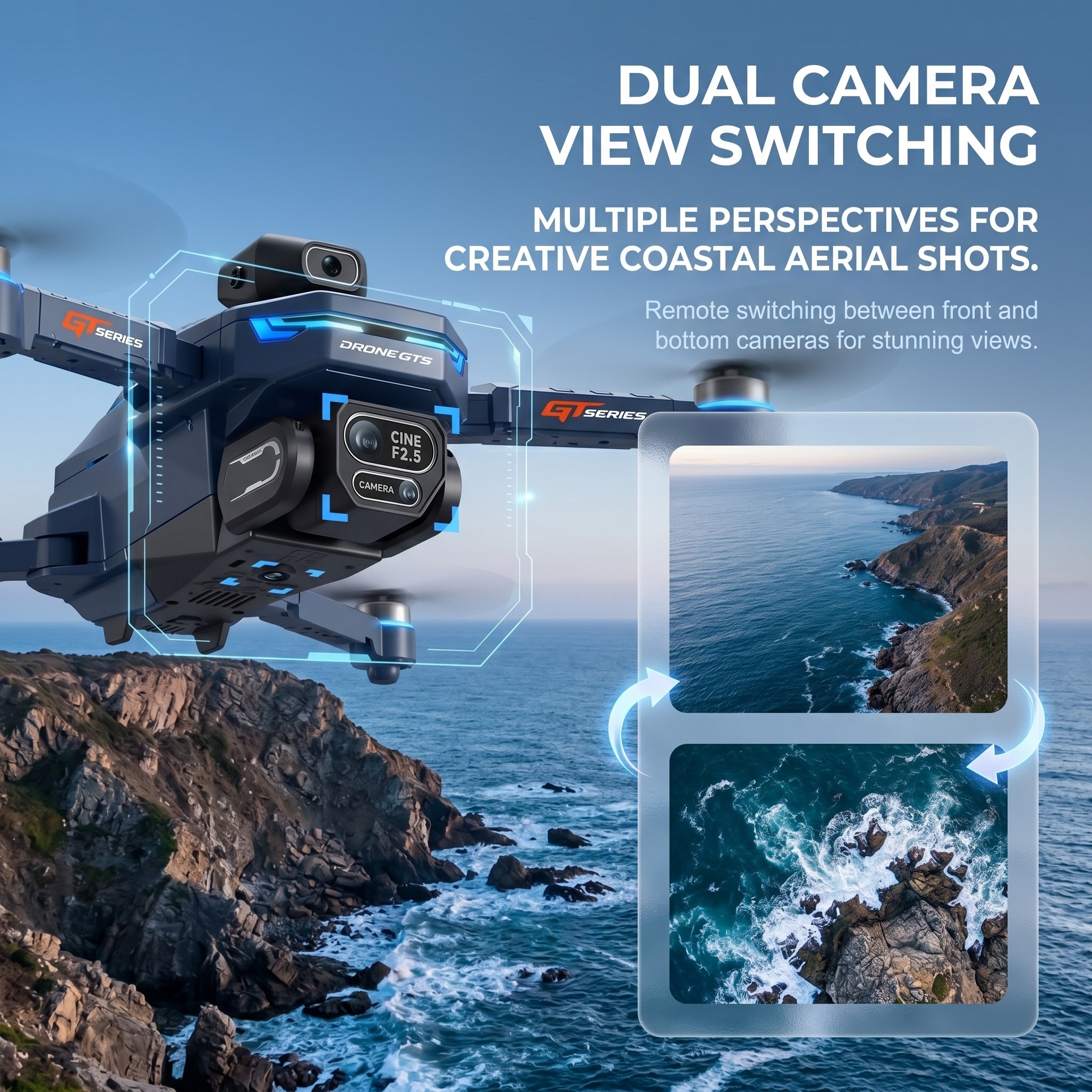 New Drone GT8 8K Professional  - Drone Photogrammetry recension och pris